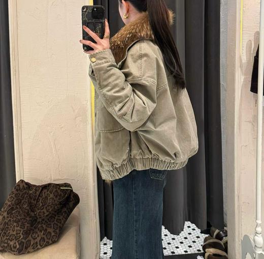 【门店同款】ENJOY冬季“游牧漫寻”绒绒暖茶派克服 167450206 商品图3