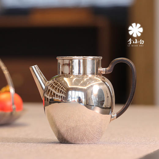 李小白纯银9999公道杯 纯手工制作 纯银公杯 炮口公道杯 分茶公道杯 商品图0