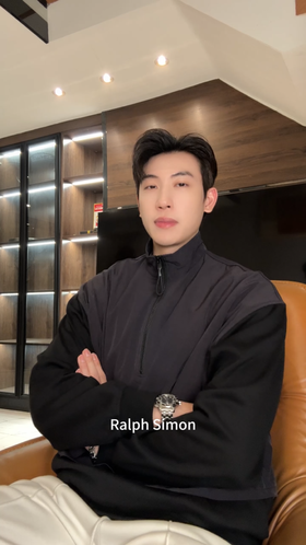 436281秋冬新款男士半拉链高领拼接纯色宽松长袖套头校园风卫衣