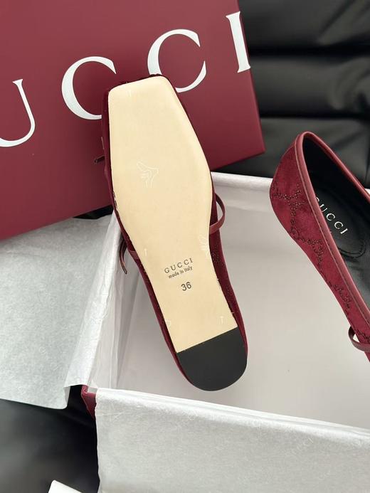 古驰 红色水晶芭蕾舞鞋（DBG） 商品图5