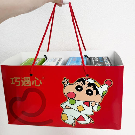 蜡笔小新曲奇巧克力 4盒装配礼盒袋（75g/盒） 商品图9