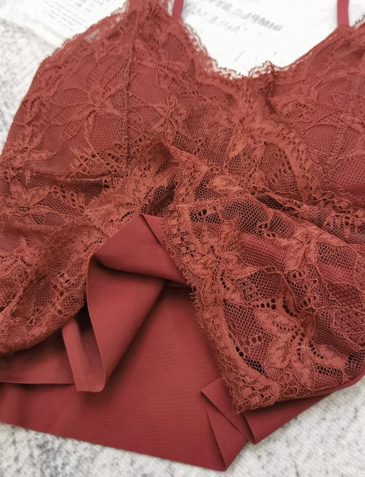 出口原单原单钩花蕾丝美背 商品图9