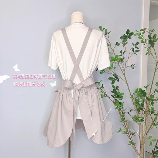 裁缝学苑AQ590围裙纸样女装新款蝴蝶结工作服漂亮可爱罩衣样板图纸 商品图4