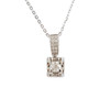 老庙AU750白金经典时尚0.149克拉钻石吊坠项链 链长：45CM（长度可调节）301225AK12 商品缩略图0