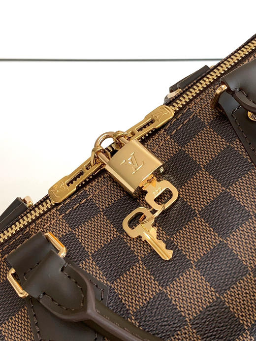 秋冬特惠💰1270 渠道级LV【全钢五金 MB163c01变码芯片】te级LV 全套包装 M40590咖啡格 本款Speedy 系列手袋 商品图4