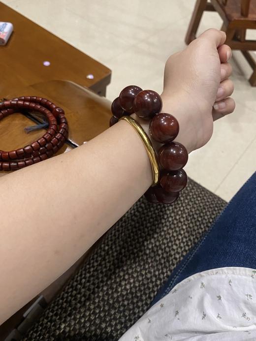 .印度南部百年老料！！小叶紫檀2.0手串  自己收的原木，自己车的。所以价格低！！ 商品图4