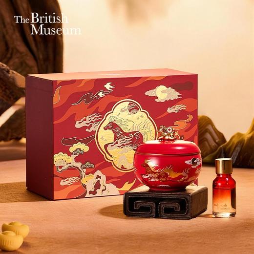 大英博物馆 新年系列 驭梦驰光 聚宝盆香薰晶石礼盒-柑橘罗勒 商品图0
