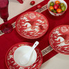 热卖！马年开运餐具！【星*克合作品牌】共禾京品 祥骏呈瑞新年餐具套装 新年换新碗 餐盘/小碗 精美礼盒包装 12件组/16件组 商品缩略图3