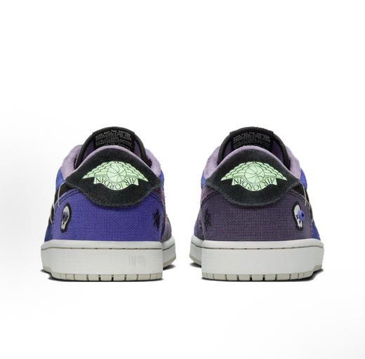 莆田大厂出品 1∶1细节还原  Zion Williamson x Jordan Air Jordan 1  巫毒娃娃配色 低帮 复古篮球鞋 细节质感真的惊艳！复古做旧感满满 日常也很百搭~ 商品图4