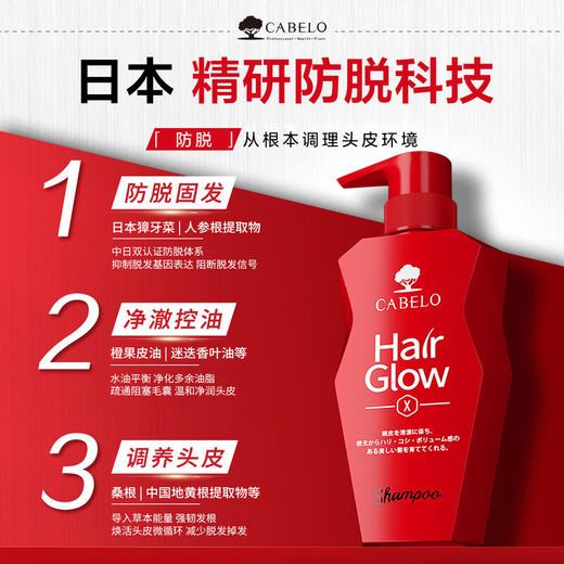 卡蓓诺育发洗头水（加强型）350ml 商品图1