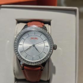 follifollie带钻经典圆表马卡龙色系表盘尺寸32mm