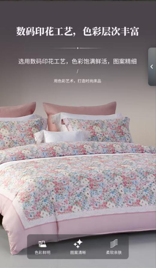 10楼 梦洁  全棉独版数码印花面料.芭蕾湖畔 吊牌价1799/1999现价599/699 商品图1