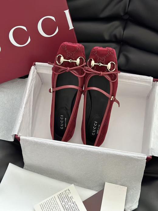 古驰 红色水晶芭蕾舞鞋（DBG） 商品图4