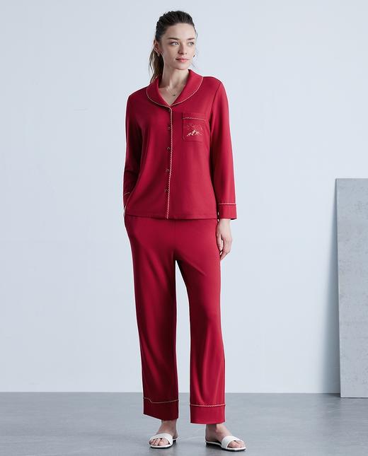 25AW日照金山开运系列翻领长袖分身套装 商品图3