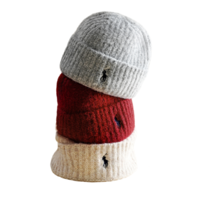 萝萝拉丨韩版刺绣标针织帽