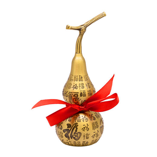 百福葫芦铜摆件客厅玄关装饰办公室开业送礼 商品图4
