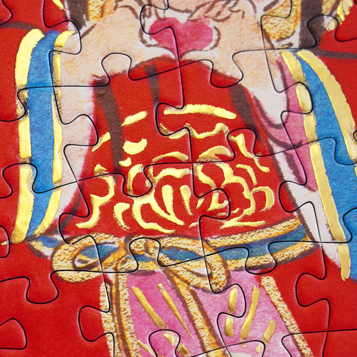 【挂在玄关 开门见财】TOI图益拼图成人版588片 五福临门中国风财神招财带相框玄关装饰画 商品图4