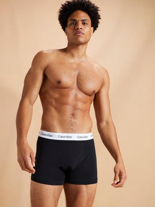 出口韩单 西K盒装三条入 弹力平角裤四角裤内裤  PJ068 商品图4