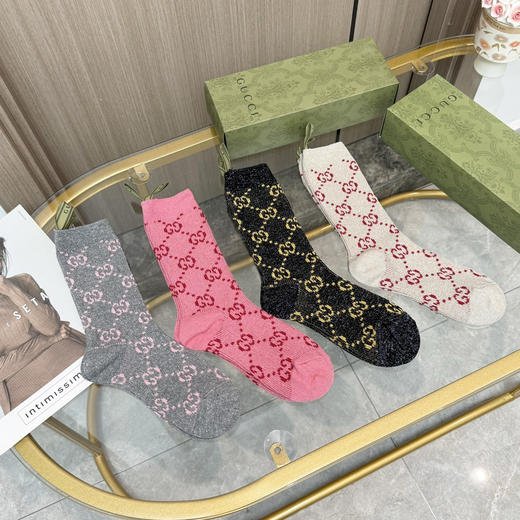 秋冬特惠💰150【一盒四双】古驰袜子 GG系列～GG系列都没有让人失望过 商品图7