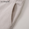 天猫同步【磨毛工装风牛仔】拉夏贝尔/La Chapelle高腰后松紧大口袋显瘦百搭直筒阔腿裤 商品缩略图2