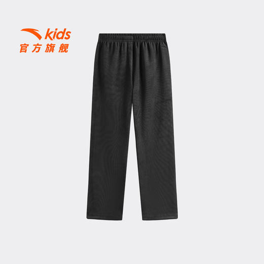 安踏儿童女大童针织运动长裤2026年新款舒适保暖青少年加绒直筒裤362618735 商品图2