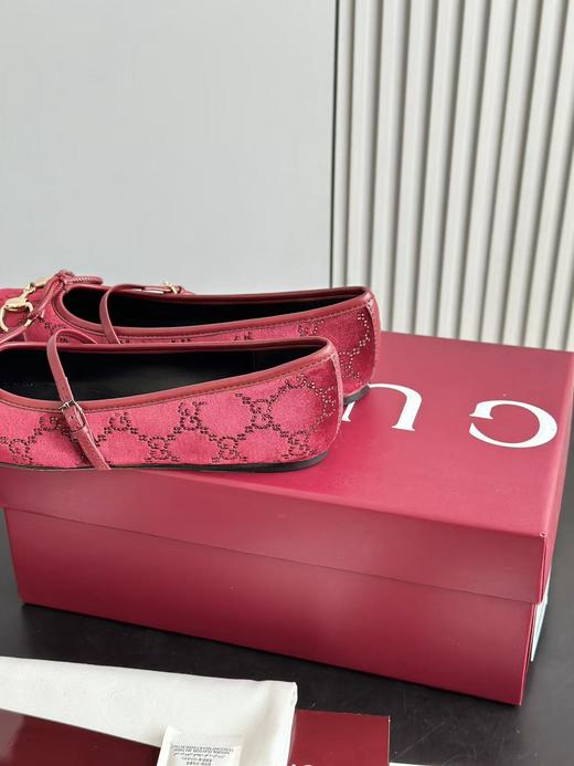 古驰 红色水晶芭蕾舞鞋（DBG） 商品图2