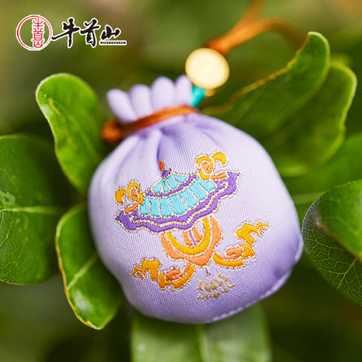 牛首山文创牛守万福之八瑞聚福香囊南京纪念品国风随身香包小挂件 商品图3