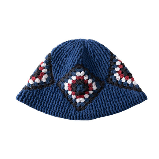 苏苏姐家星斑渔夫帽手工DIY编织钩针帽魔方4股棉毛线团材料包 商品图4