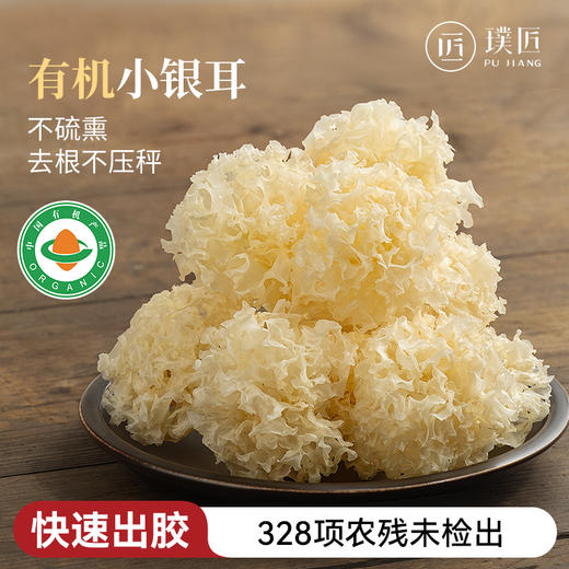 璞匠有机银耳干货正品官方旗舰店福建古田小银耳雪耳丑耳糯白木耳 商品图0
