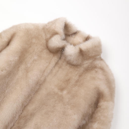 ROMI STUDIO进口西班牙拉贡原毛皮草轻奢皮毛一体 RWDWW82098 商品图3