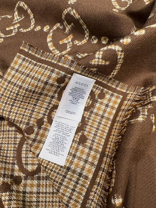 秋冬特惠💰260 古驰围巾 经典GG图案 商品图5