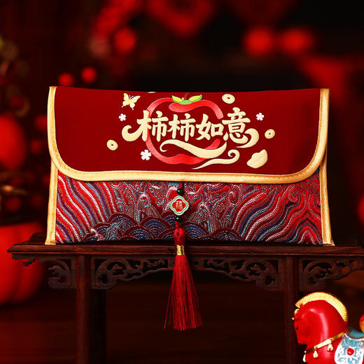 【国潮印刷红包❗高端款式出手有面】2026新款马年利是封包大吉大利喜庆布艺红包春节创意大容量拜年包。rf 商品图5