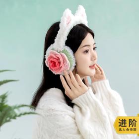 苏苏姐家绒绒花语耳罩手工diy编织钩针绒绒蜜糖毛线团护耳罩材料包