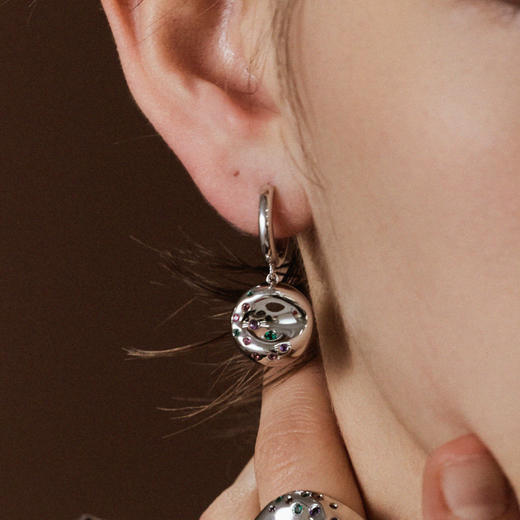 【LAGOMIST】早餐系列 | 金/银砂糖贝果耳环 商品图6