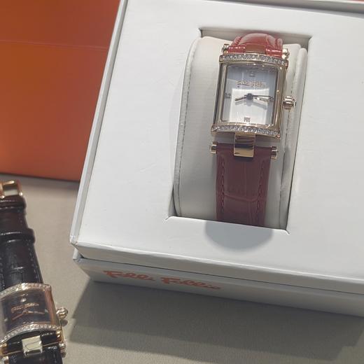 follifollie经典方形手表意大利进口牛皮表带表盘尺寸18mm 商品图1