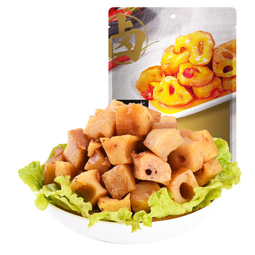 小胡鸭香辣味卤藕158g 商品图3