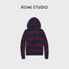 ROMI STUDIO"校园卫衣"复古条纹针织立体绞花连帽外套 RWDSW62046 商品缩略图0