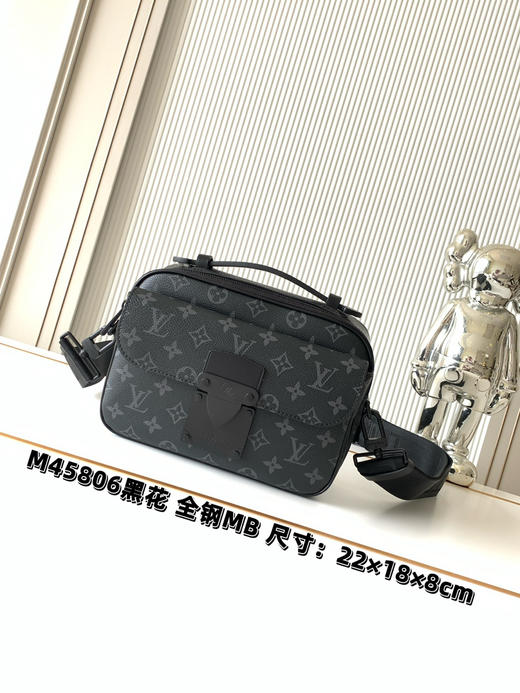 秋冬特惠💰1300 渠道级LV【全钢五金 MB163c01变码芯片】te级LV 全套包装 M45806黑花 商品图0