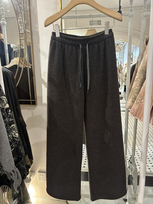 【门店同款】ENJOY冬季云雾绒加厚抽绳阔腿裤 168343162 商品图3