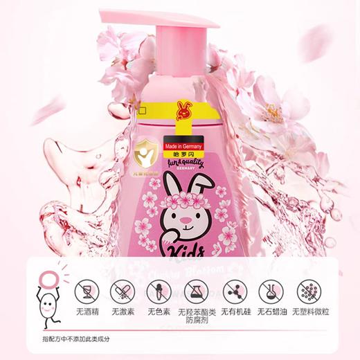 德国哈罗闪儿童洗面奶男女童洁面乳大容量洁面泡沫250ml效期27年2月 商品图7