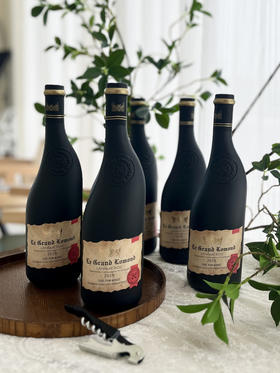 法国“歪脖子”洛蒙德老藤干红葡萄酒4瓶装