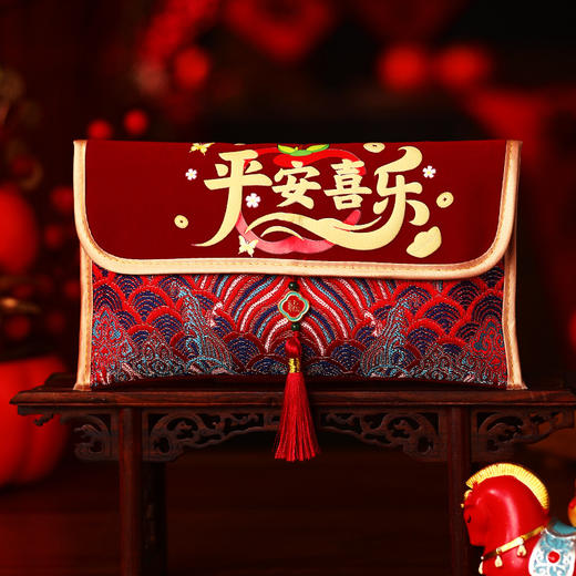 【国潮印刷红包❗高端款式出手有面】2026新款马年利是封包大吉大利喜庆布艺红包春节创意大容量拜年包。rf 商品图4