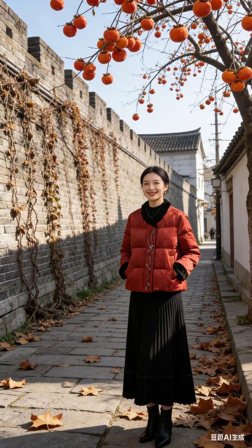 543286新中式国风短款鹅绒服 商品图2