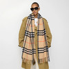BURBERRY 巴宝莉 男女通用宽格纹羊绒围巾 格子 8085931 A2021 商品缩略图2