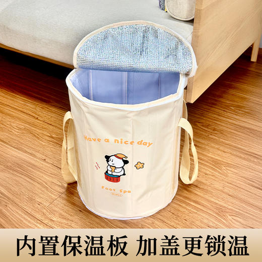  打工人的SPA自由，从38cm深桶泡脚开始【三浦植造折叠泡脚桶】覆盖“三阴交”，深层次缓解疲劳，把血液循环“泡”到位❗  仅需39.9 把属于你的每日SPA带回家 商品图0