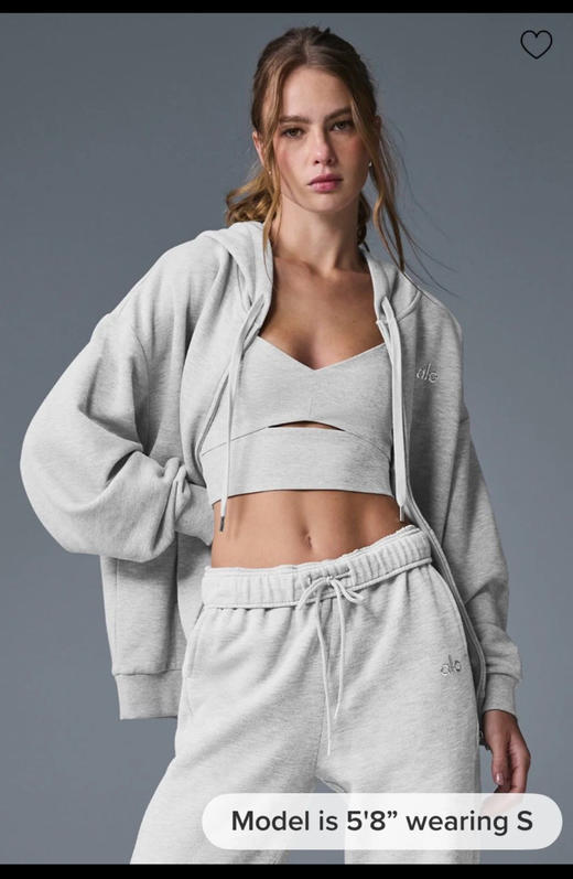 Al0 yoga Acco1ade加绒加厚 连帽长袖拉链卫衣WY017 商品图1