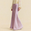 【林栖设计小店】紫烟鎏光|醋酸双面缎鱼尾垂感轻奢优雅2026春新款半身裙1961141 商品缩略图1