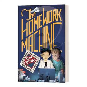 【蓝思680L，赠原声音频】会写作业的机器 The Homework Machine 疯狂学校作者Dan Gutman 作品