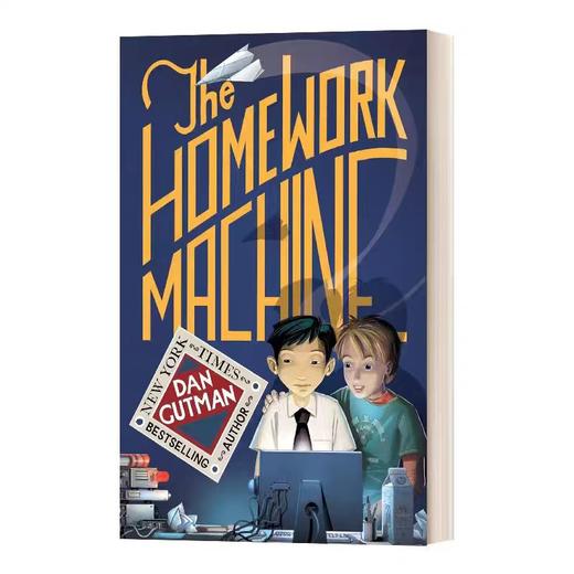 【蓝思680L，赠原声音频】会写作业的机器 The Homework Machine 疯狂学校作者Dan Gutman 作品 商品图0