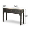 黑四屉桌 商品缩略图2